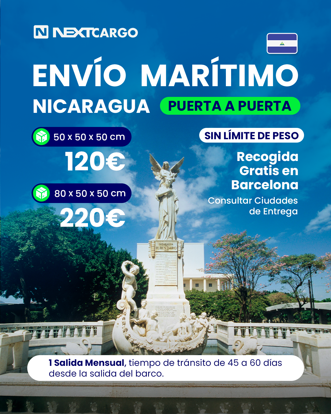 Envíos Marítimos a Honduras y Nicaragua