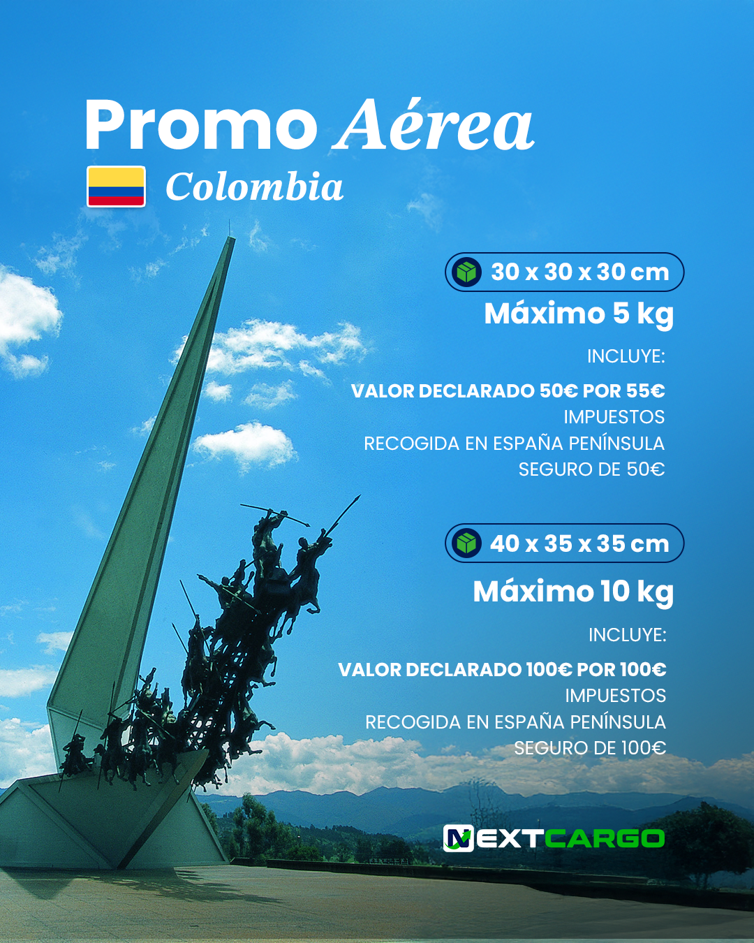 Envíos Aéreos a Colombia