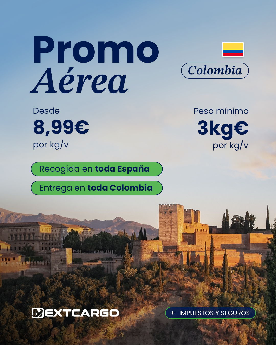 Envíos Aéreos a Colombia