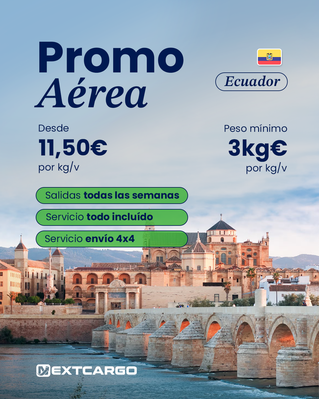 Envíos Aéreos a Ecuador