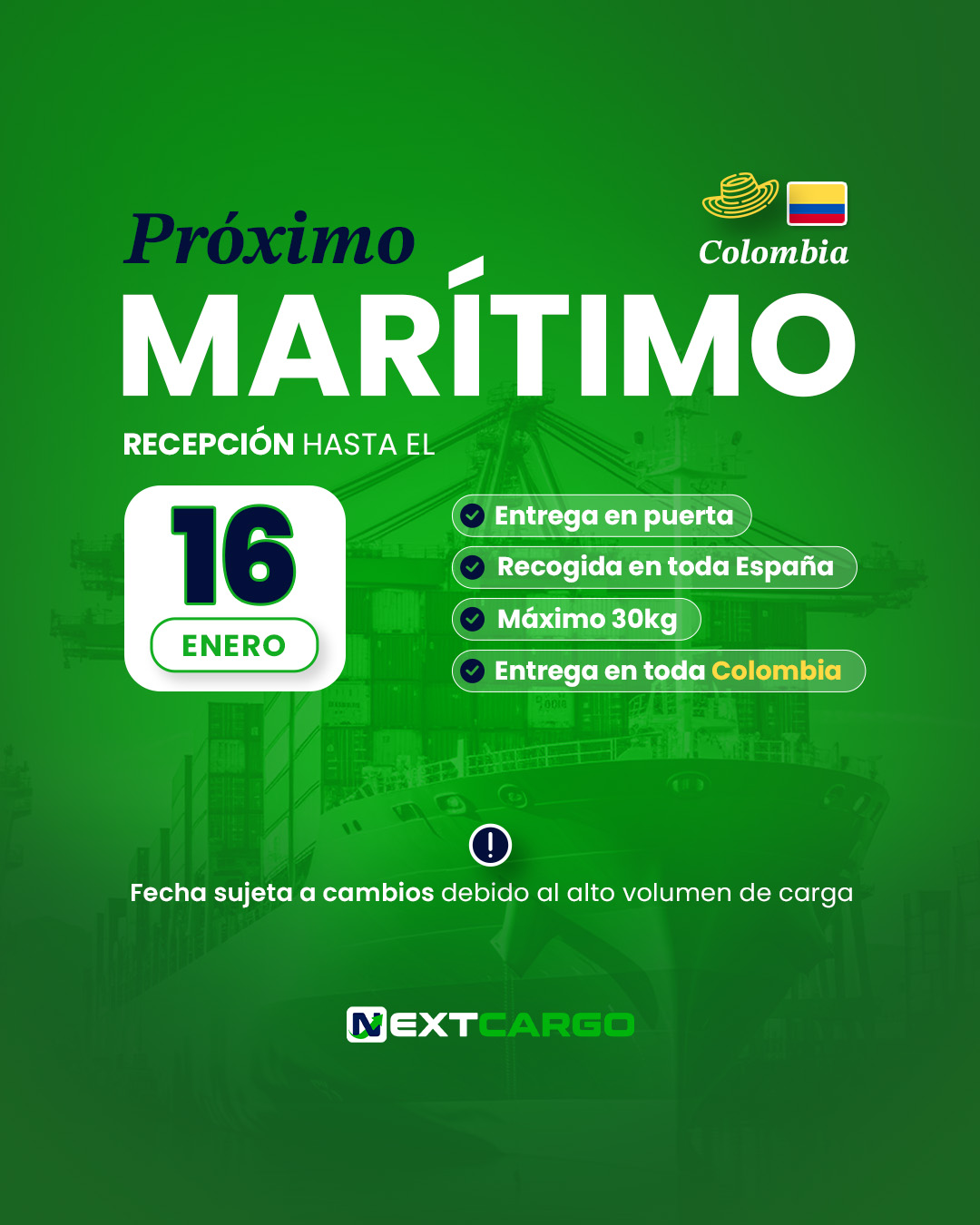 Envíos Marítimos a Colombia