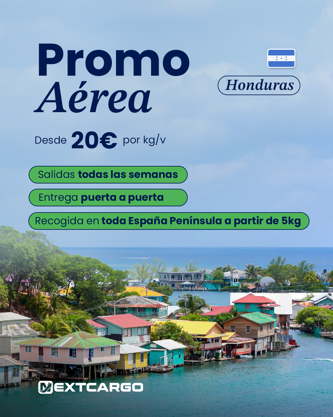 Envíos Aéreos a Honduras y Nicaragua