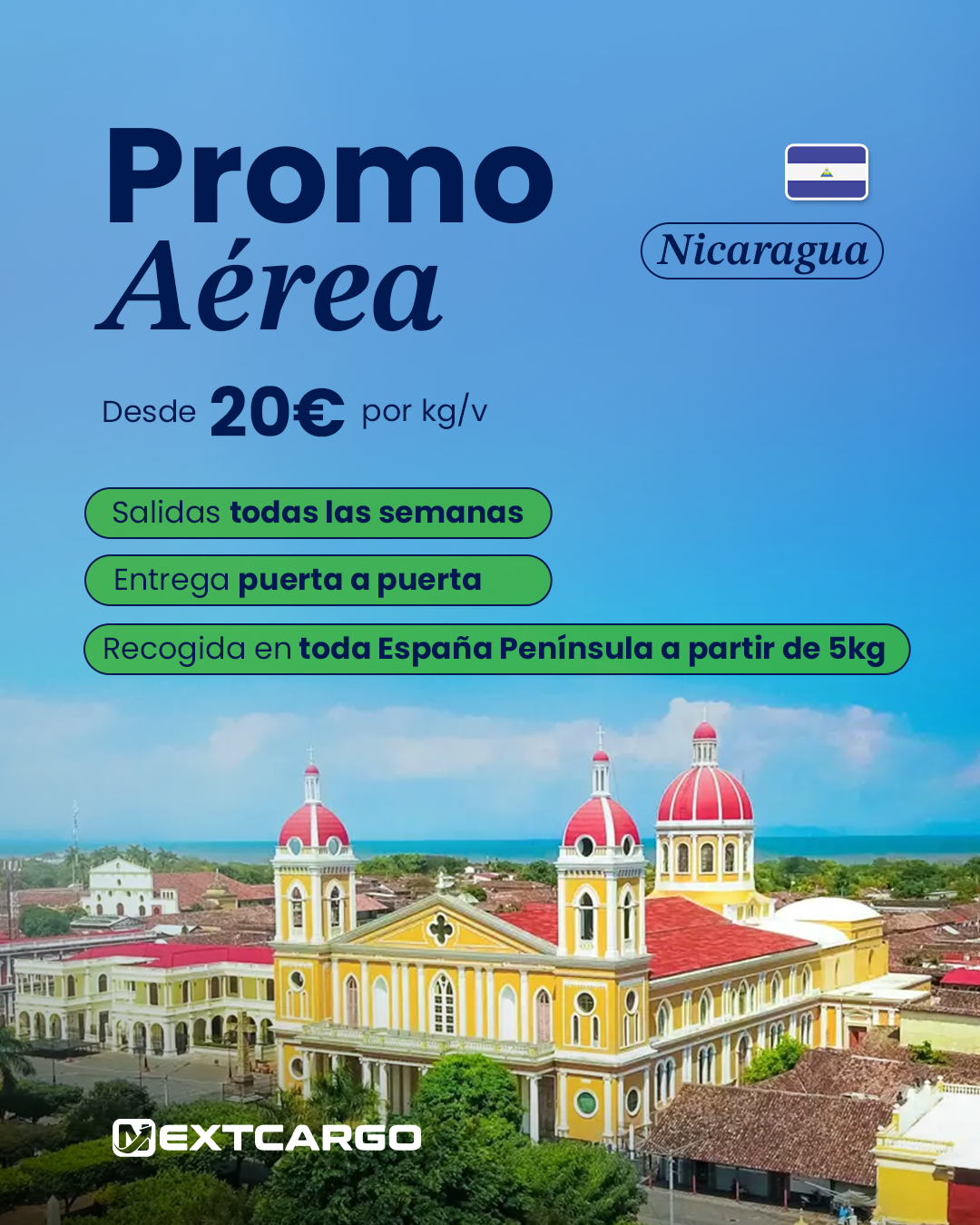Envíos Aéreos a Honduras y Nicaragua