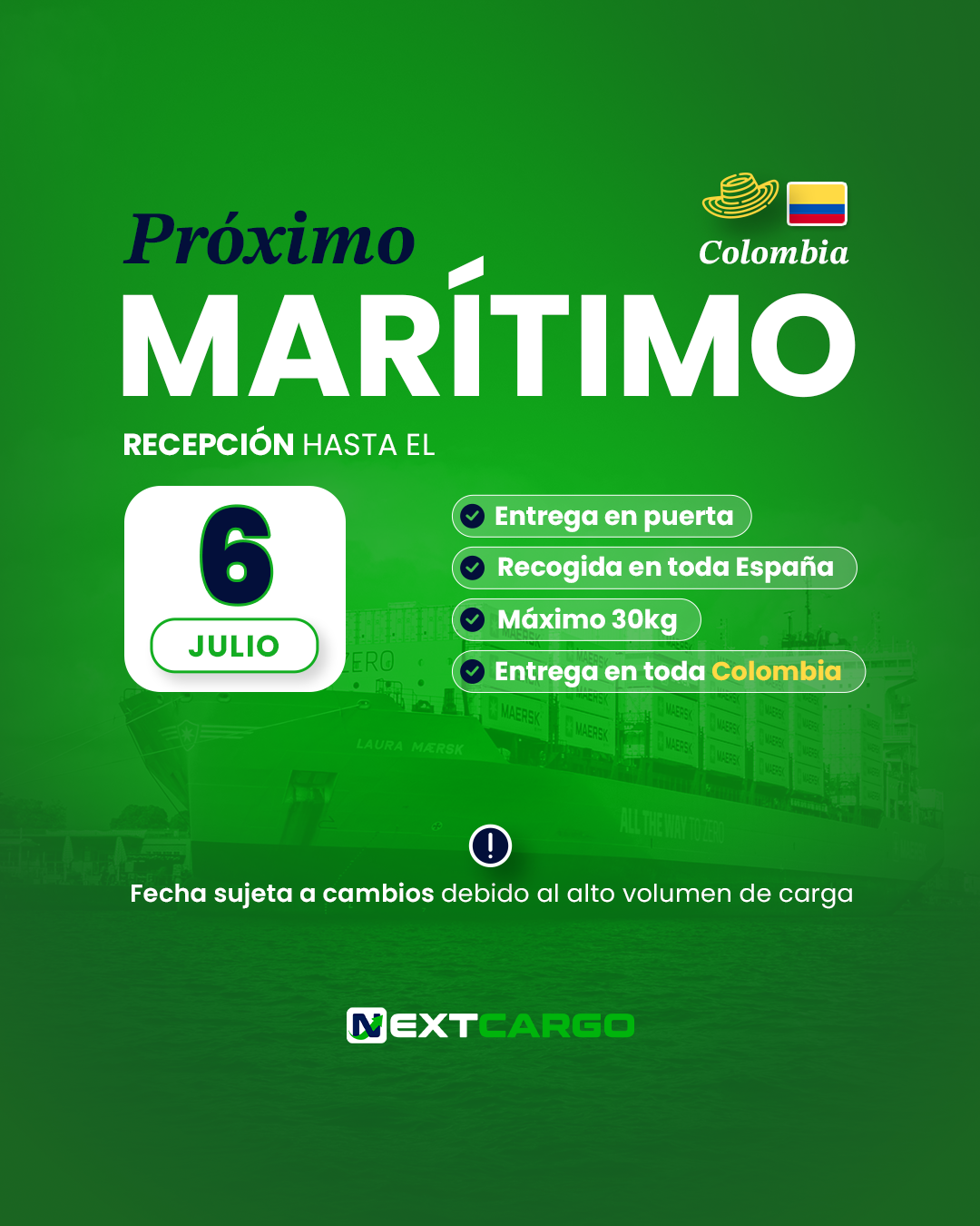 Envíos Marítimos a Colombia